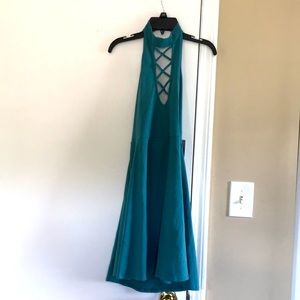 Express size small  blue -green dress